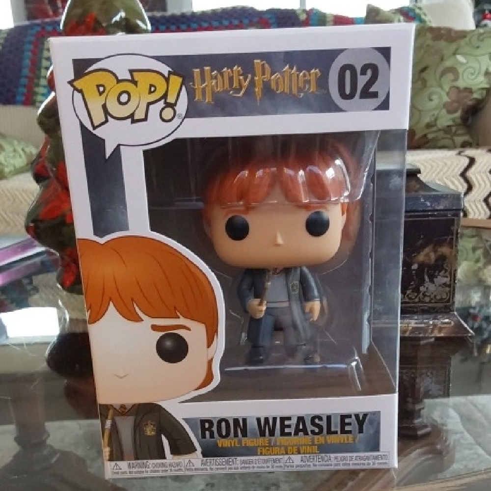 Funko Pop - Harry Potter Ron Weasley with Red Hair and Gray Outfit